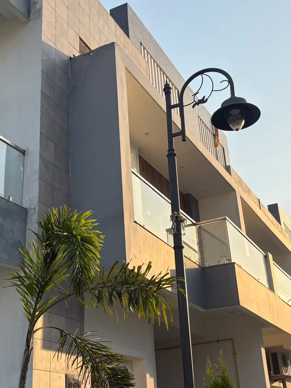 Glass balconies at JHM Aura